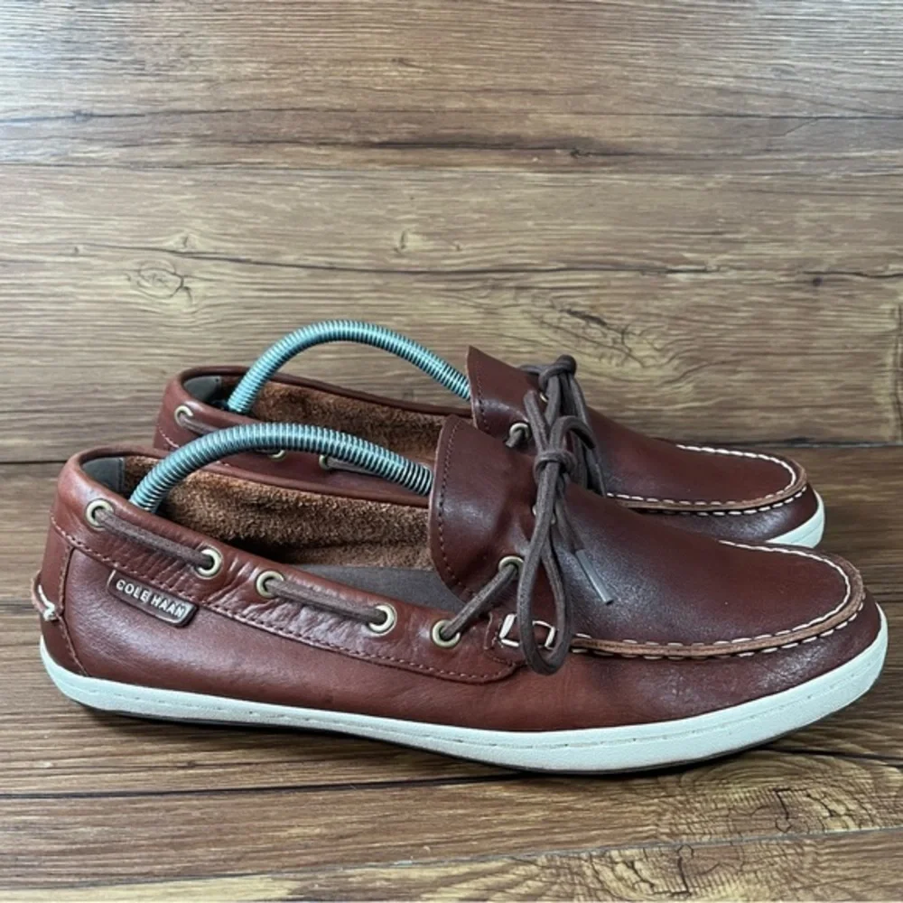 Cole Haan Pinch Roadtrip Brown Leather Slip-On Loafers Sneakers Men’s Size 10